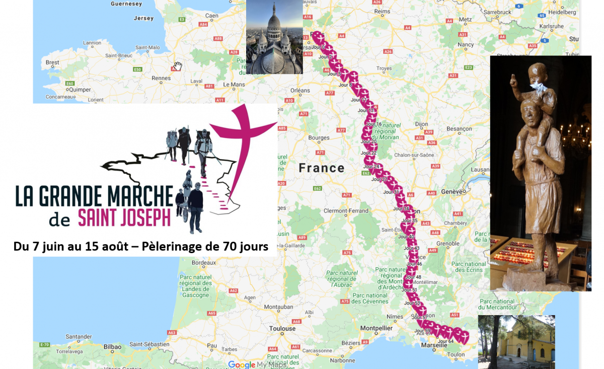 LA GRANDE MARCHE de Saint Joseph - Eté 2021