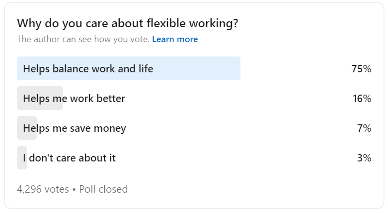 Flexible work models provide crucial choices for employees in uncertain times
