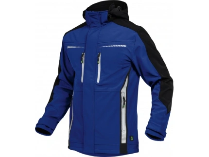 Leibwächter Flex-Line, Softshelljacke kornblau/schwarz FLEXS20