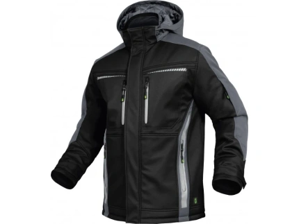 Leibwächter Flex-Line, Winter-Softshelljacke schwarz/grau FLEXI25