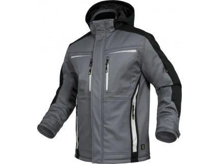 Leibwächter Flex-Line, Winter-Softshelljacke grau/schwarz FLEXI27