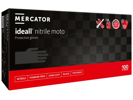 Ideall Nitrile Moto von Mercator Medical - Strapazierfähige medizinische Nitrilhandschuhe, speziell entwickelt für Motorradfahrer.