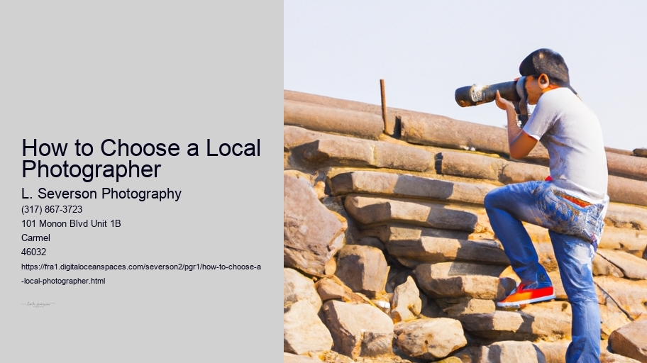 How to Choose a Local Photographer