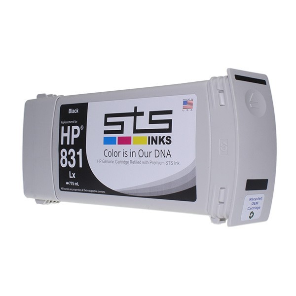 STS Cartridge HP831 775ml-CZ686A Latex Black 134