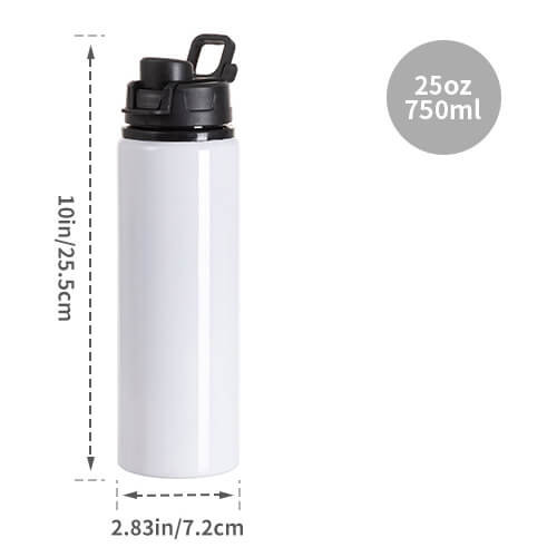 Sublimačná  fľaša na vodu 750 ml - Obrázok produktu 4 z 4