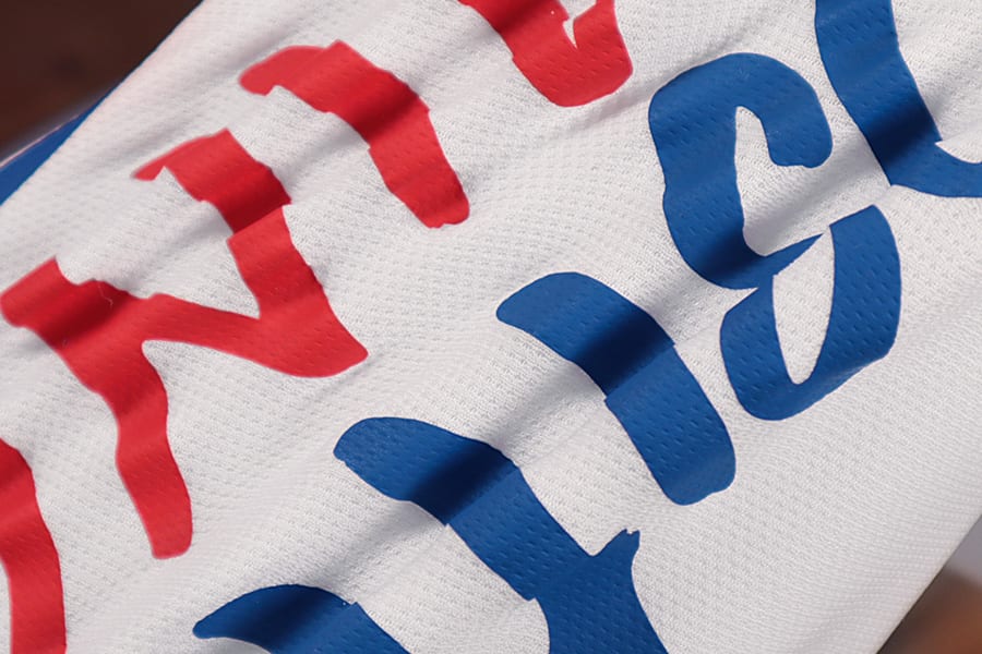 Textil s motívom z fólie POLI-FLEX® STRETCH