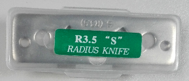 Zaobľovací nož S  - R 3,5mm 312