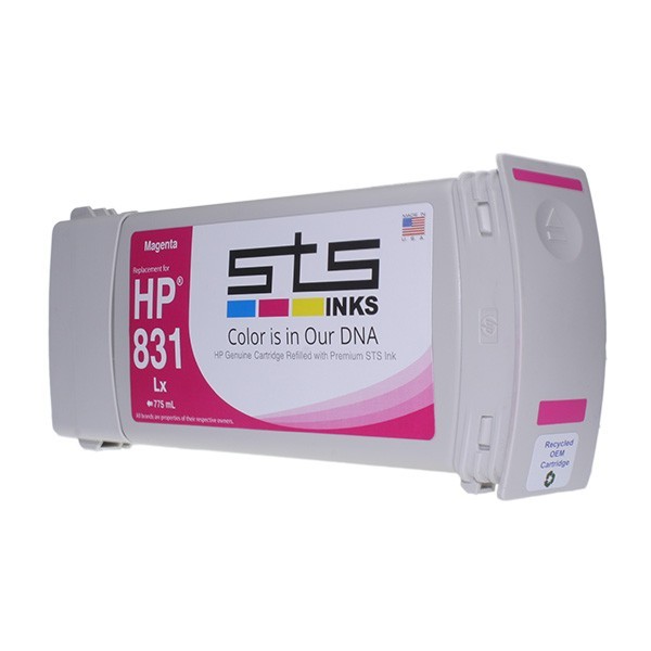 STS Cartridge HP831 775ml-CZ686A Latex Magenta 134