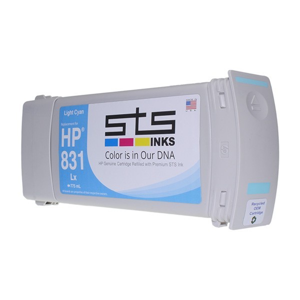 STS Cartridge HP831 775ml-CZ686A Latex Light Cyan 134