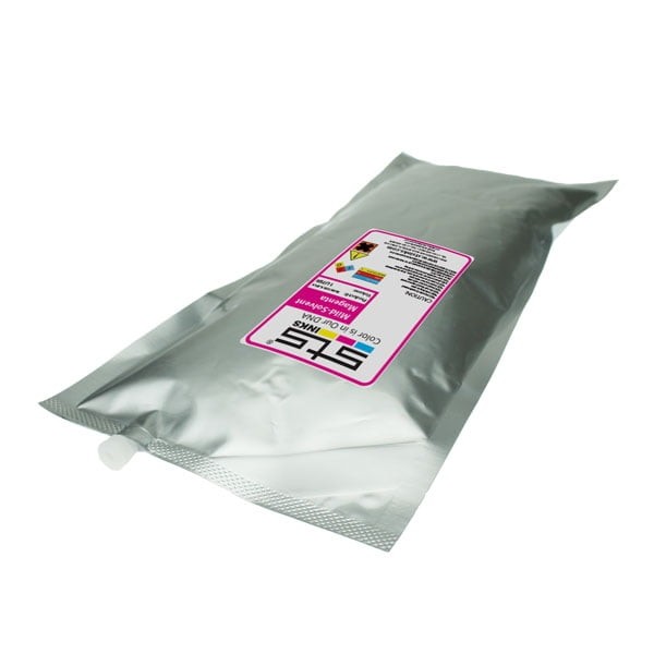 Replacement Ink Nite Bag for Mimaki SS21 -1 Liter, MAGENTA 134