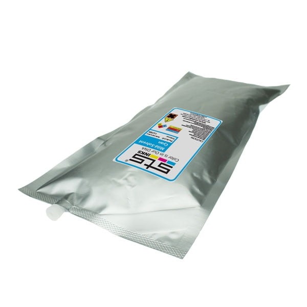 Replacement Ink Nite Bag for Mimaki SS21 -1 Liter, CYAN 134