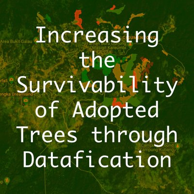 Augmenter la capacité de survie des arbres adoptés grâce à la datafication