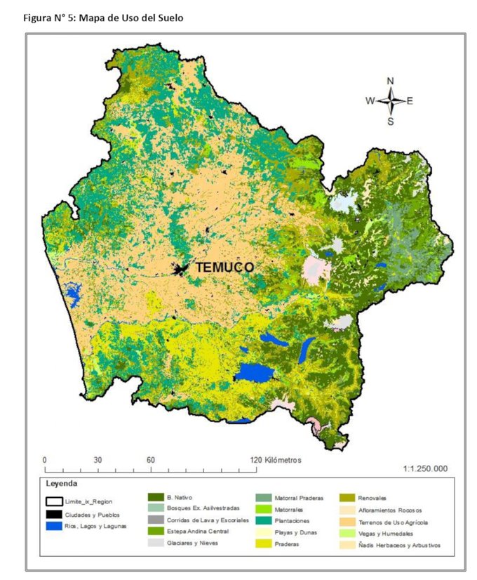 Propuesta Plan de Protección Contra Incendios Forestales para la comuna de Temuco
