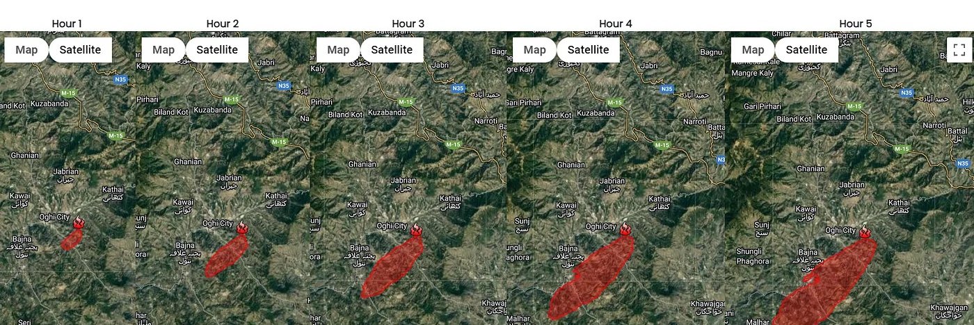 taj episode header fire spread visualisation from lums