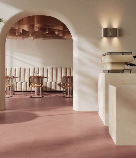 La ceramica che reinterpreta il cemento artigianale