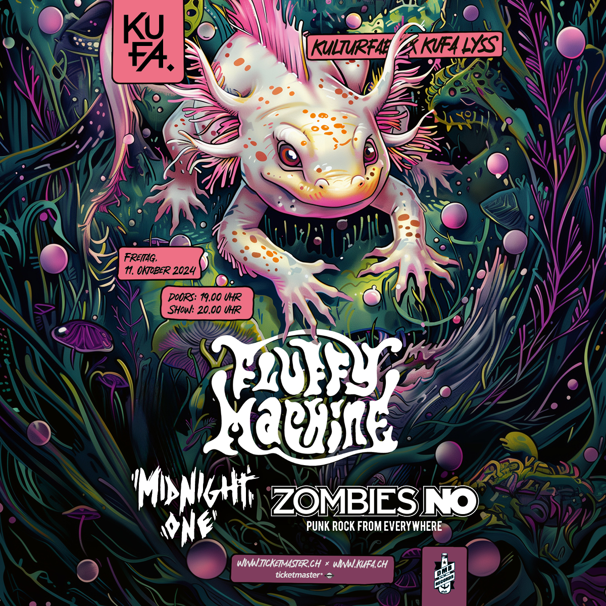 Fluffy Machine, Zombiesno, Midnight One