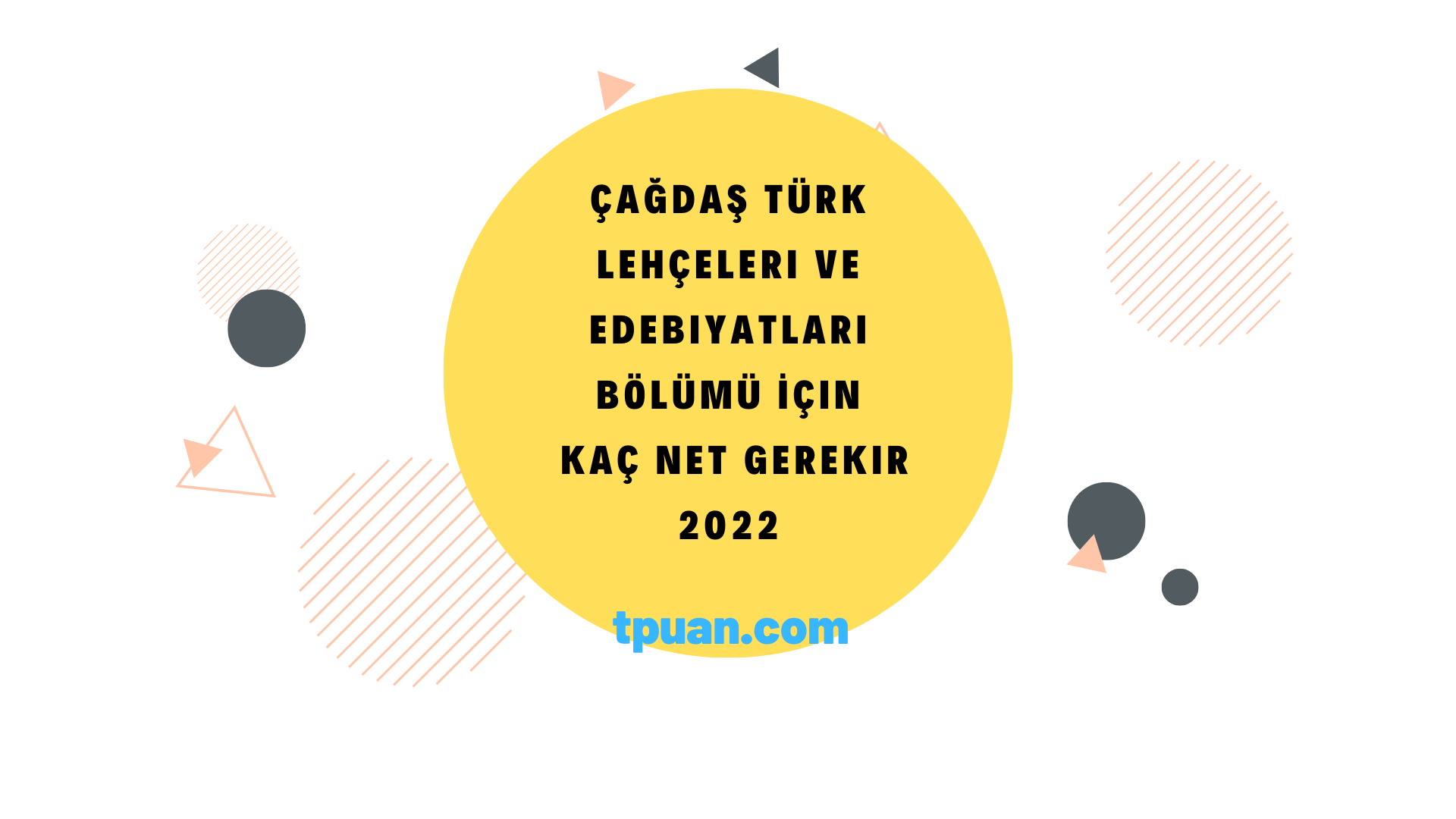  Çağdaş Türk Lehçeleri ve Edebiyatları (SÖZ) Bölümü İçin Kaç Net Gerekir