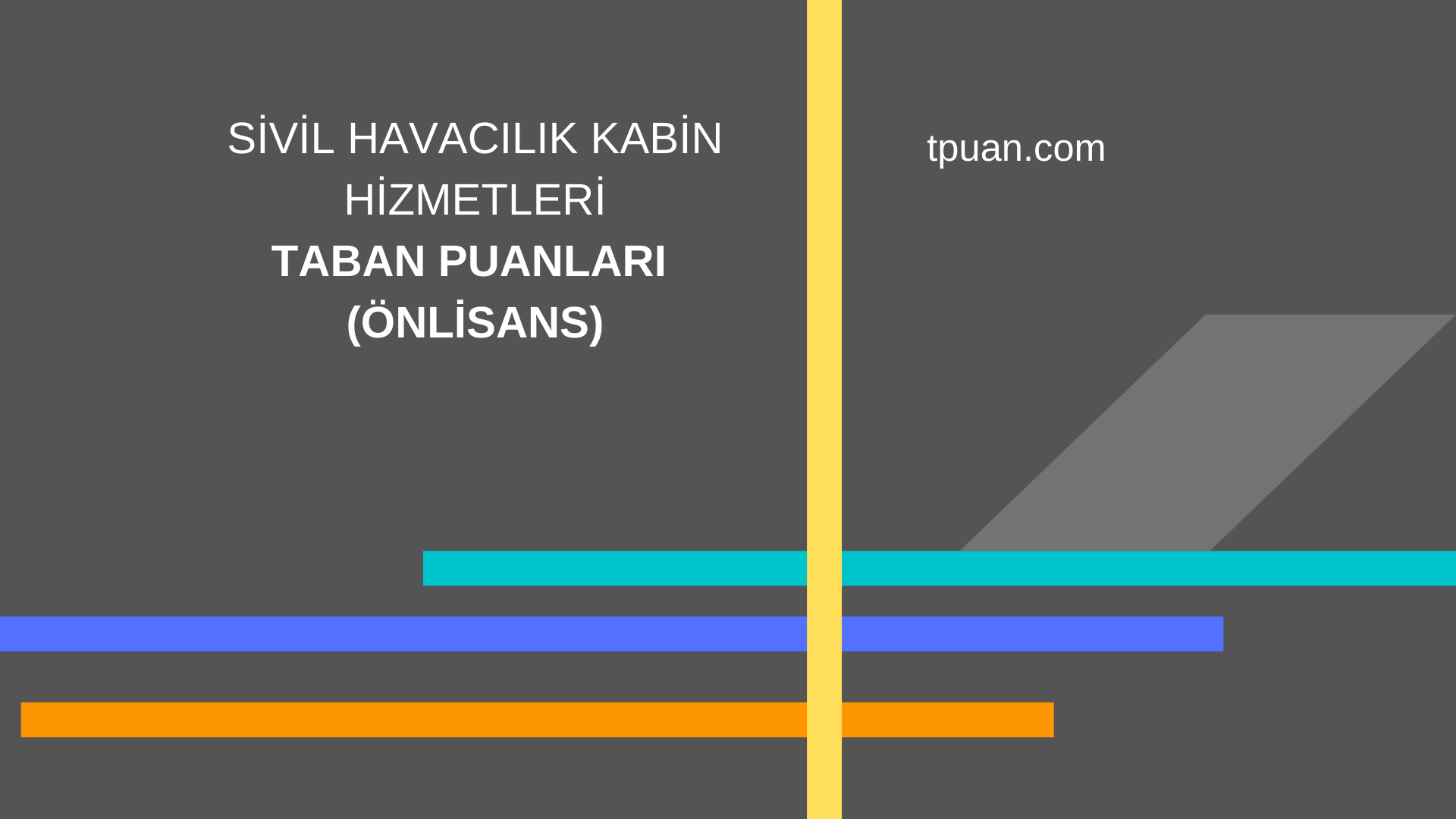 Sivil Havacılık Kabin Hizmetleri Taban Puanları 2022