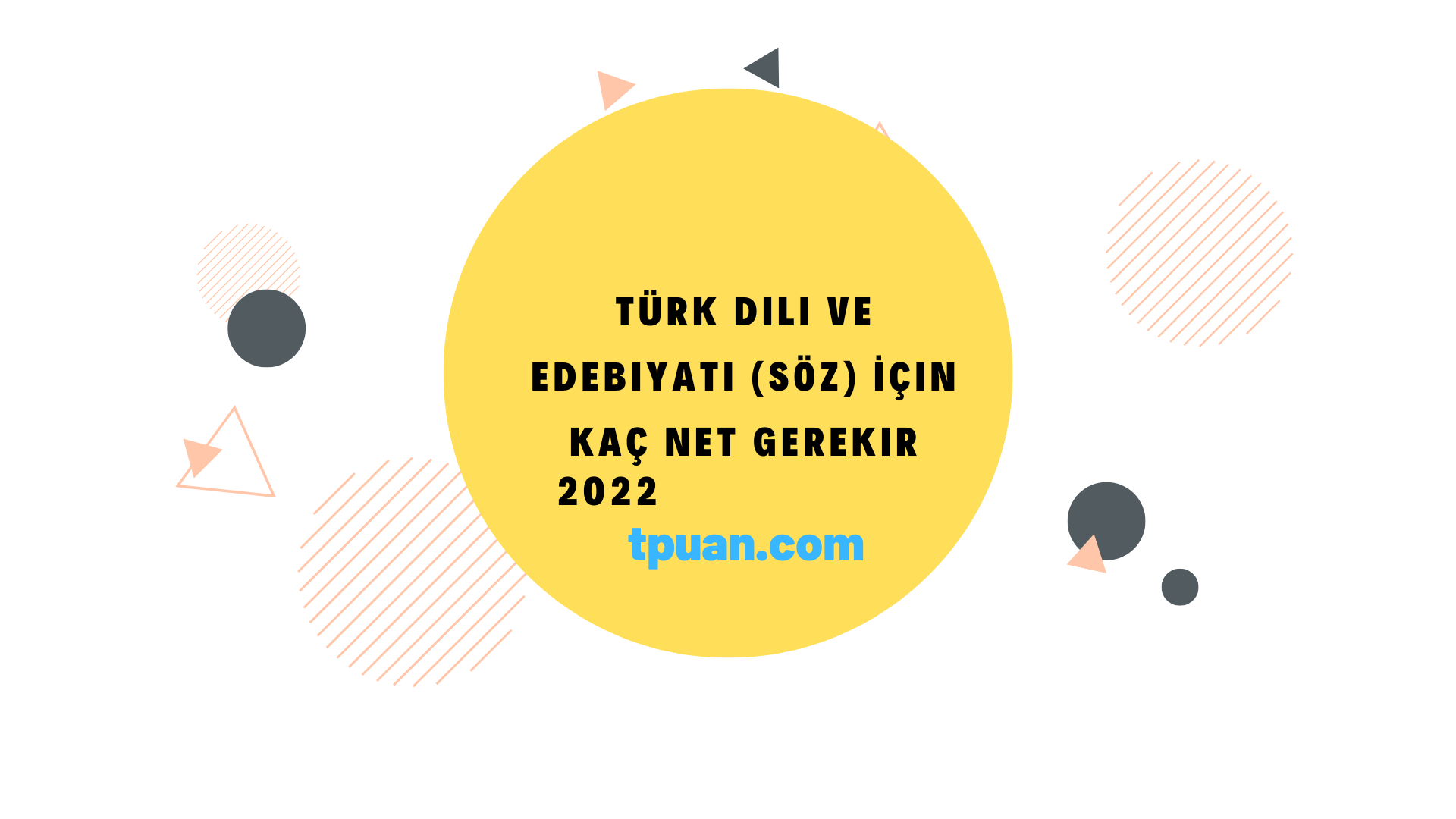  Türk Dili ve Edebiyatı (SÖZ) Bölümü İçin Kaç Net gerekir