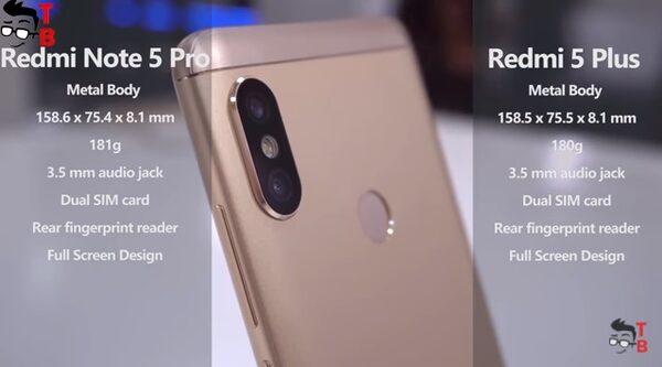 Xiaomi Redmi Note 5 Pro vs Redmi 5 Plus: обзор-сравнение смартфонов 