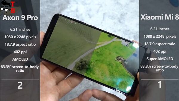 ZTE Axon 9 Pro и Xiaomi Mi 8 Обзор-сравнение смартфонов