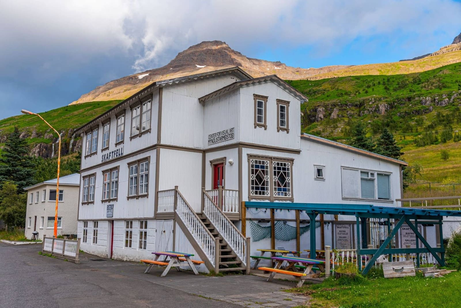 Artwork and gallery context at Skaftfell Art Center in Seyðisfjörður.