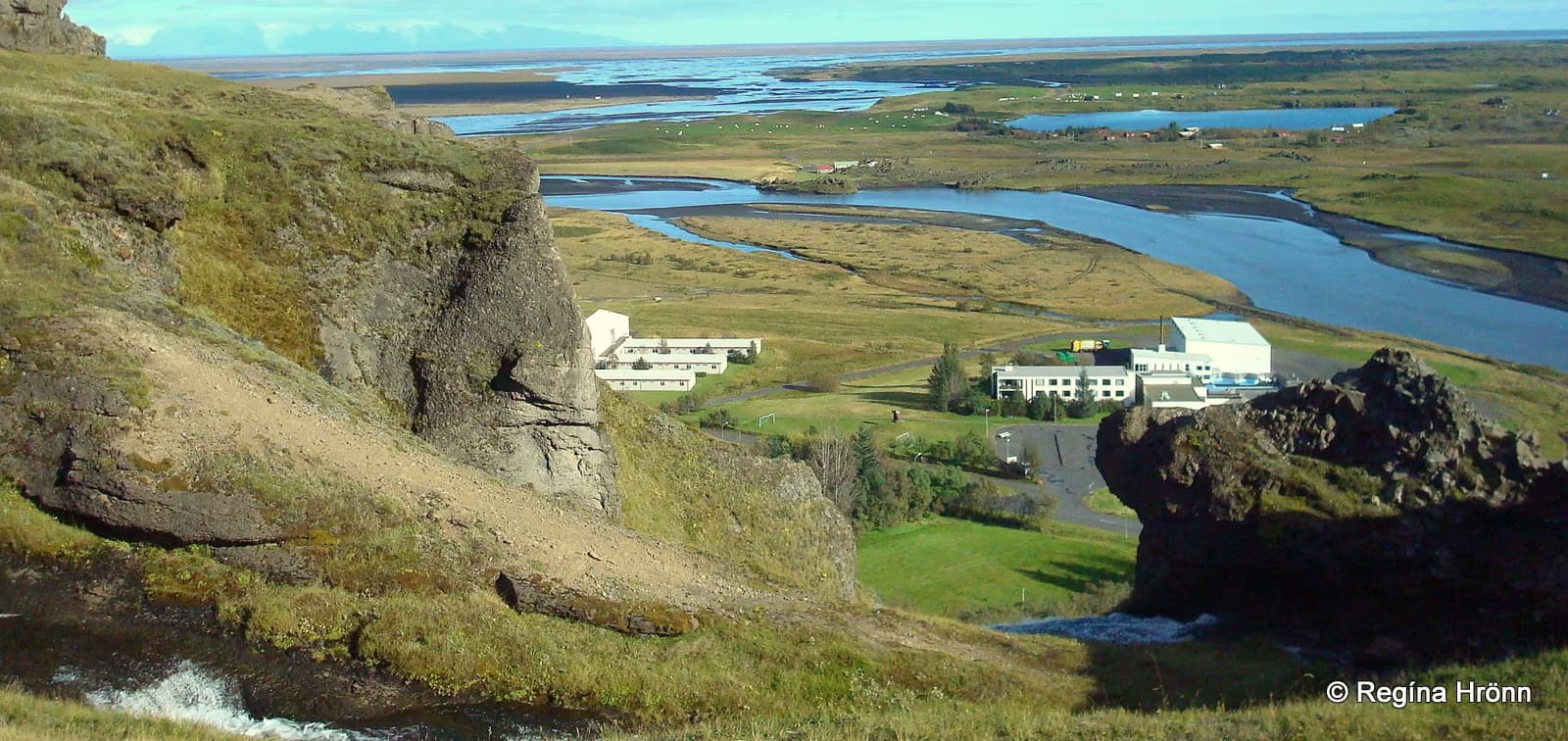 Systravatn lake above Kirkjubæjarklaustur, the source area for Fossá and Systrafoss.