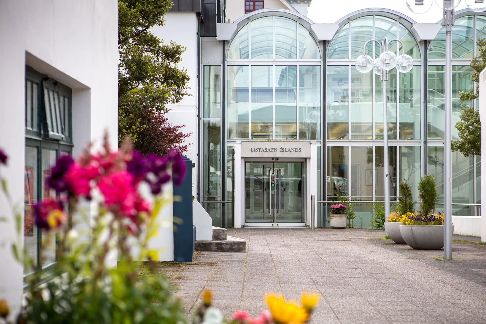 The National Gallery of Iceland building in Reykjavík, formerly an icehouse and now a national art museum.