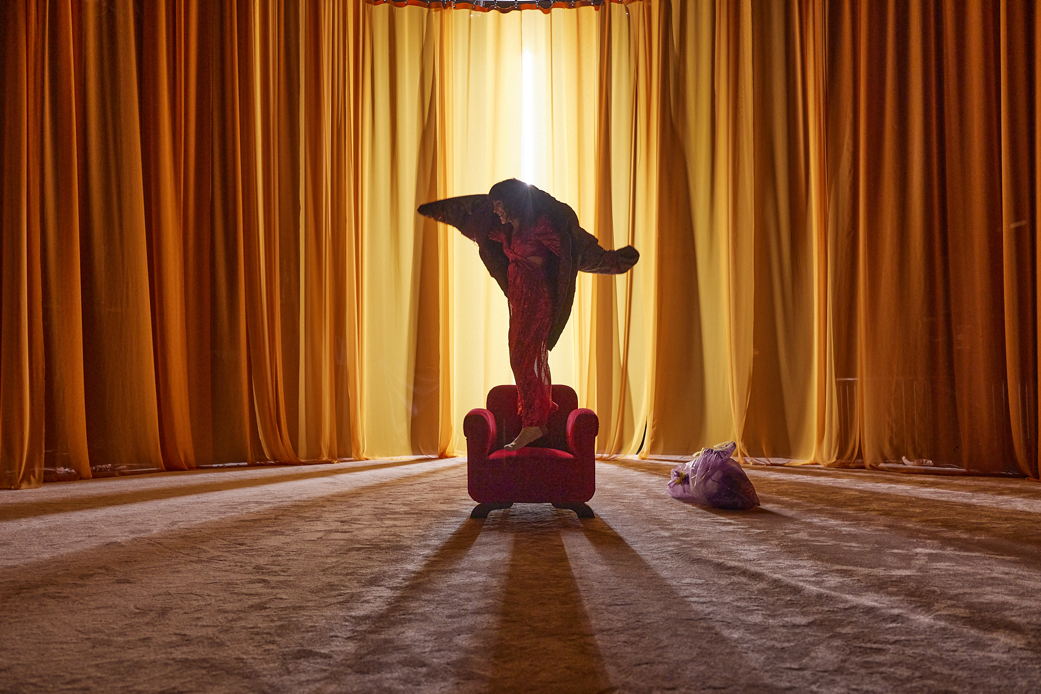Official performance image from the National Theatre of Iceland stage.