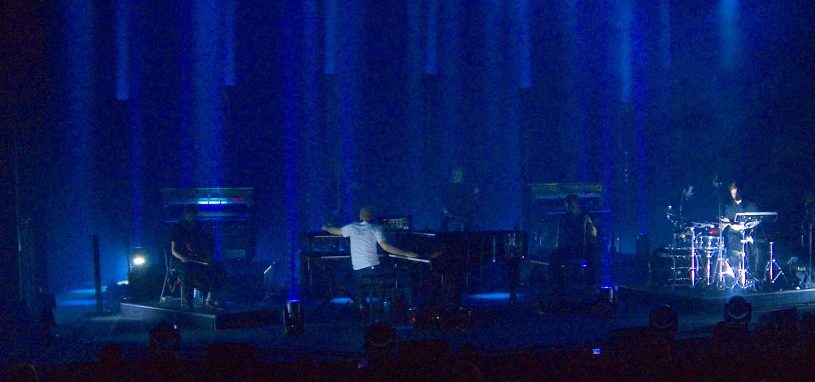 Wide Iceland Airwaves stage with Ólafur and Stratus Pianos in 2018