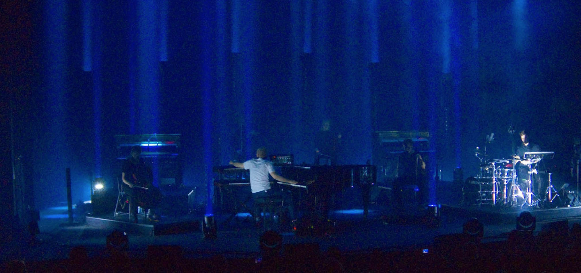 Wide Iceland Airwaves stage with Ólafur and Stratus Pianos in 2018