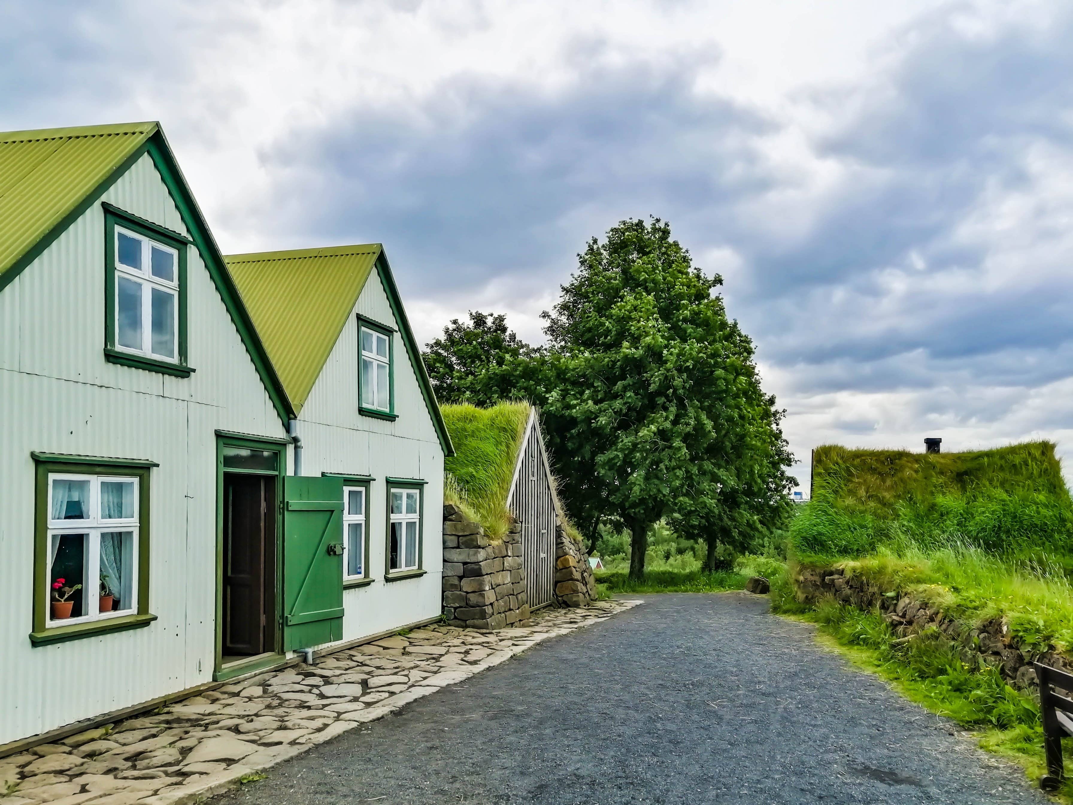 Árbær Open Air Museum near Elliðaárdalur Valley in Reykjavík