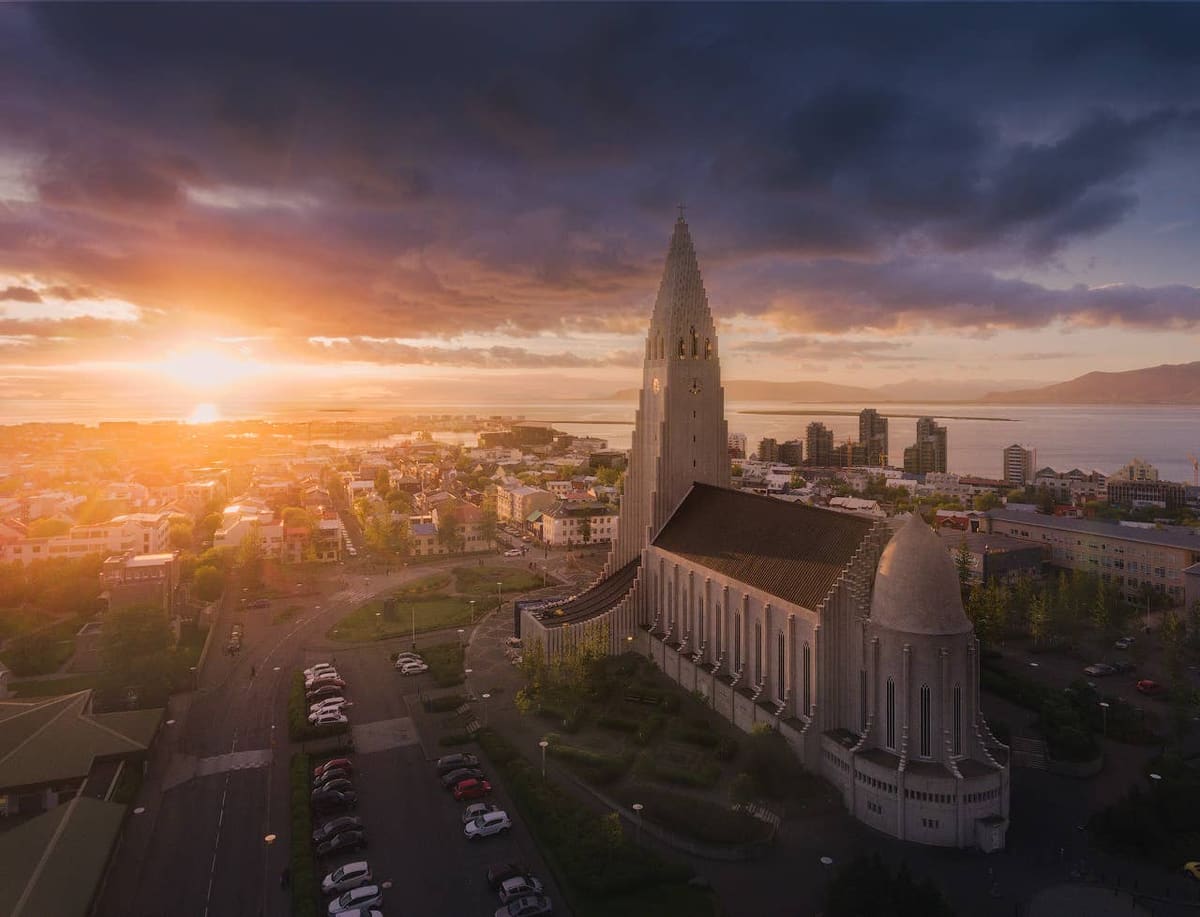 Hallgrímskirkja and the Reykjavík skyline for deciding whether to use the capital as an Iceland base