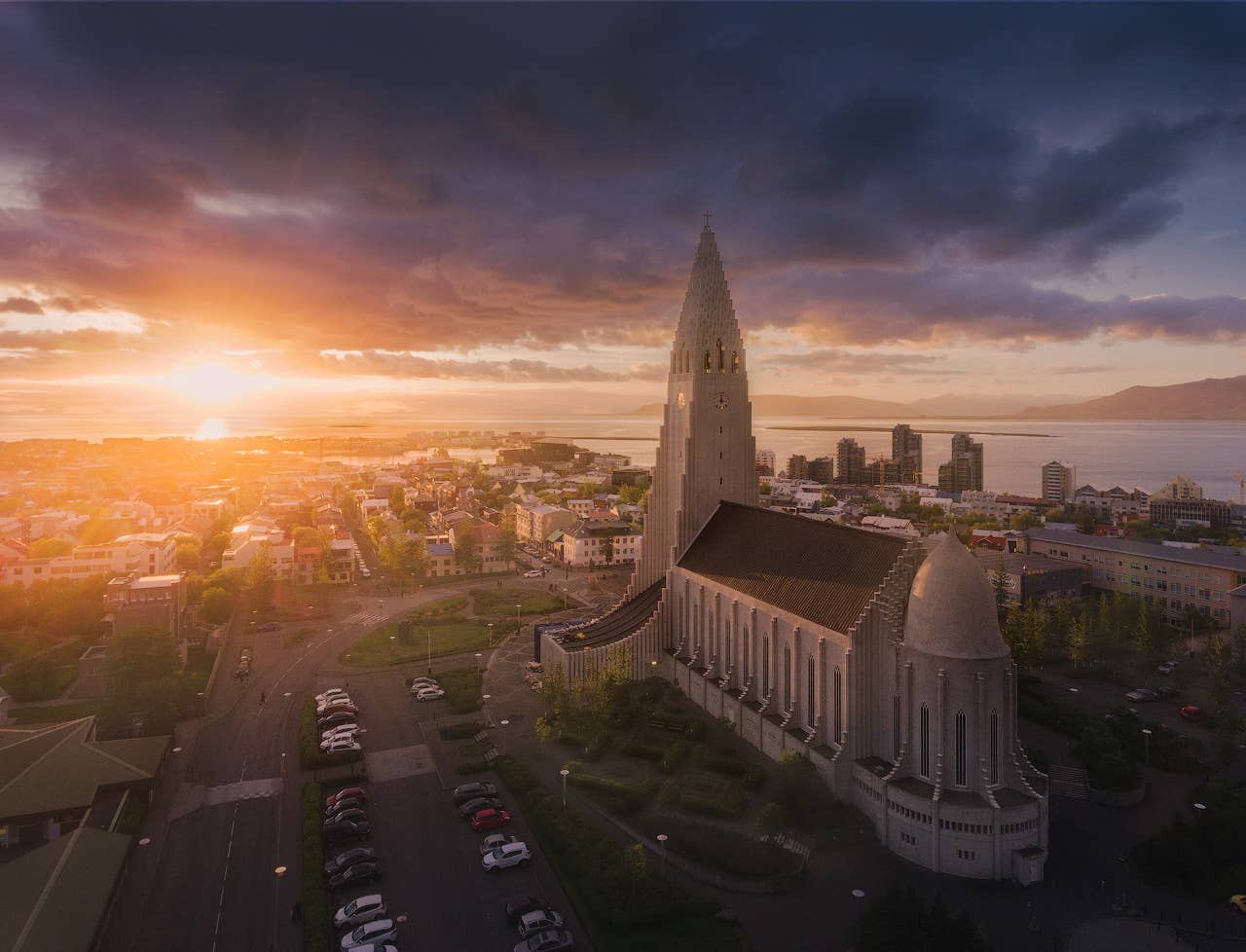 Hallgrímskirkja and the Reykjavík skyline for deciding whether to use the capital as an Iceland base