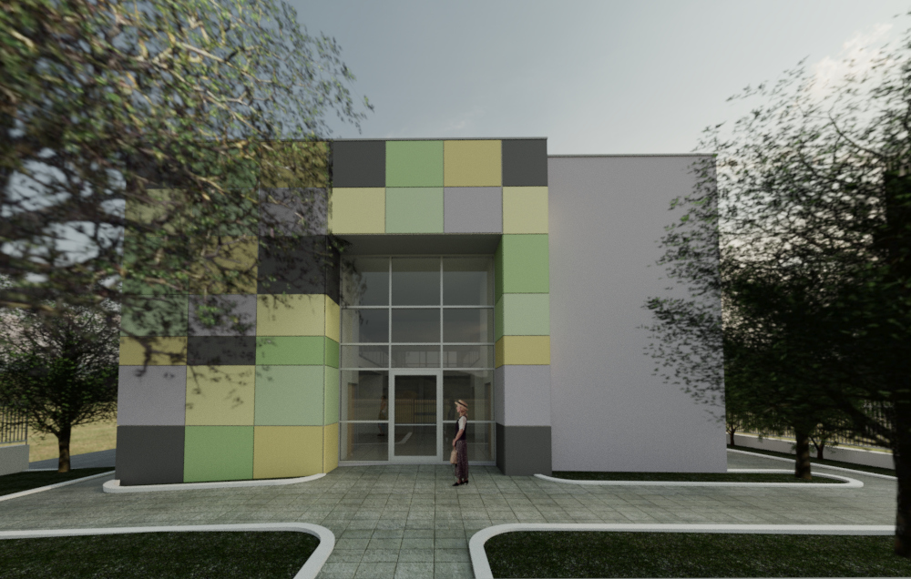 מבנה חדש לתחנה לבריאות המשפחה בשכונת שעריה - אחדות