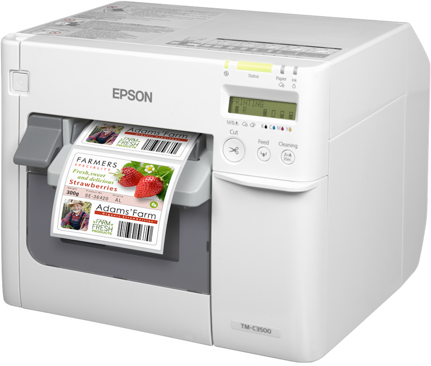 ה-FDA והאיחוד האירופאי: הדיו במדפסות המדבקות/תוויות  של Epson בטוח בשימוש עם מוצרי מזון ומשקאות