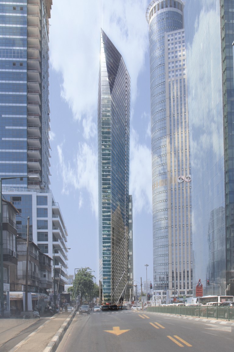 המגדל השני בגובהו ברמת גן יוצא לדרך:  מגדל בס שיתנשא ל-55 קומות ותוכנן על ידי משרד מילוסלבסקי אדריכלים אושר בוועדה המקומית רמת גן