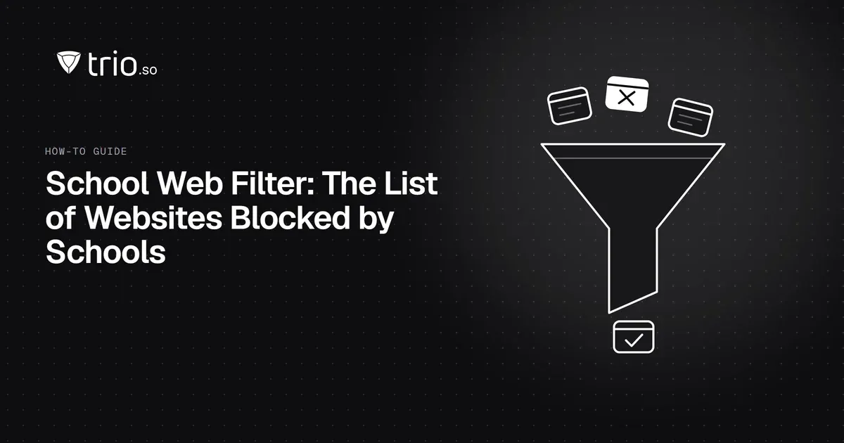 School Web Filter: The List of Websites Blocked by Schools