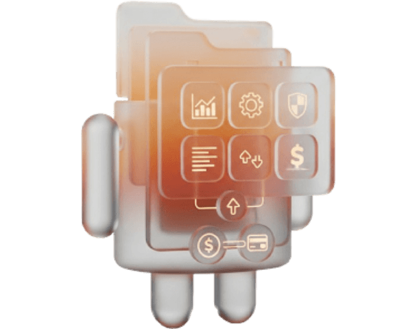 Dashboard mockup showing application interface