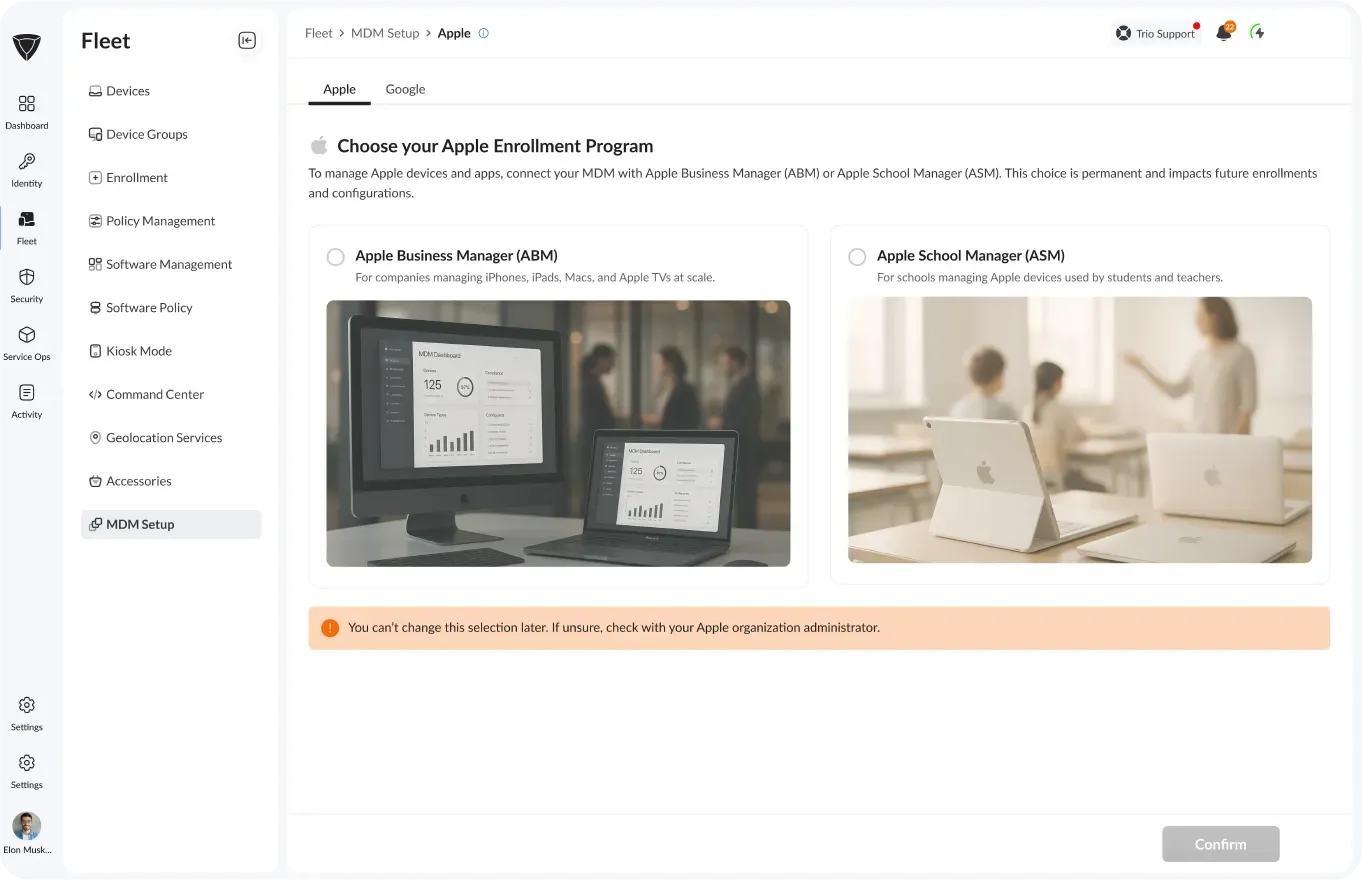 Apple School Manager Sync