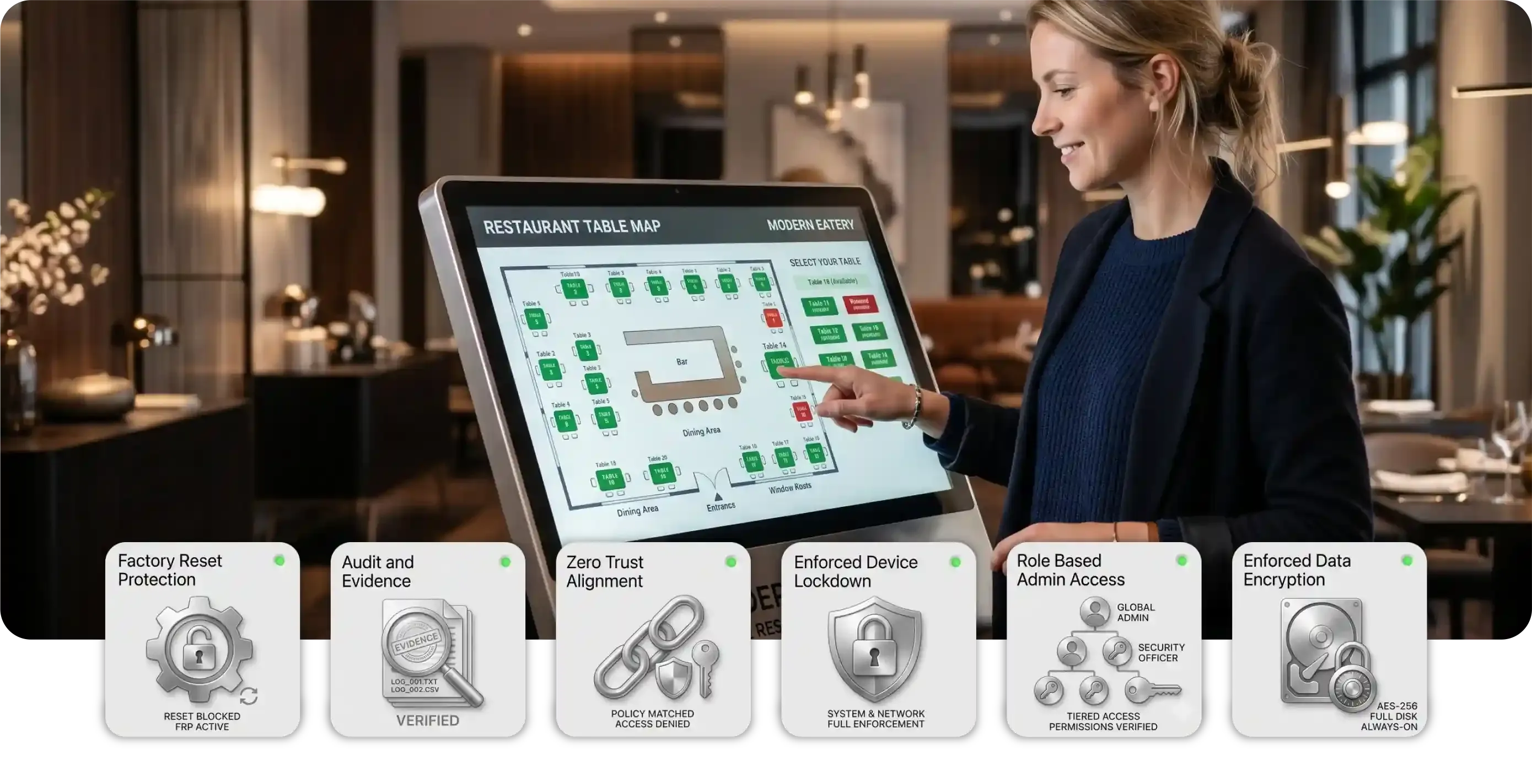 Kiosk security that fits your access policy