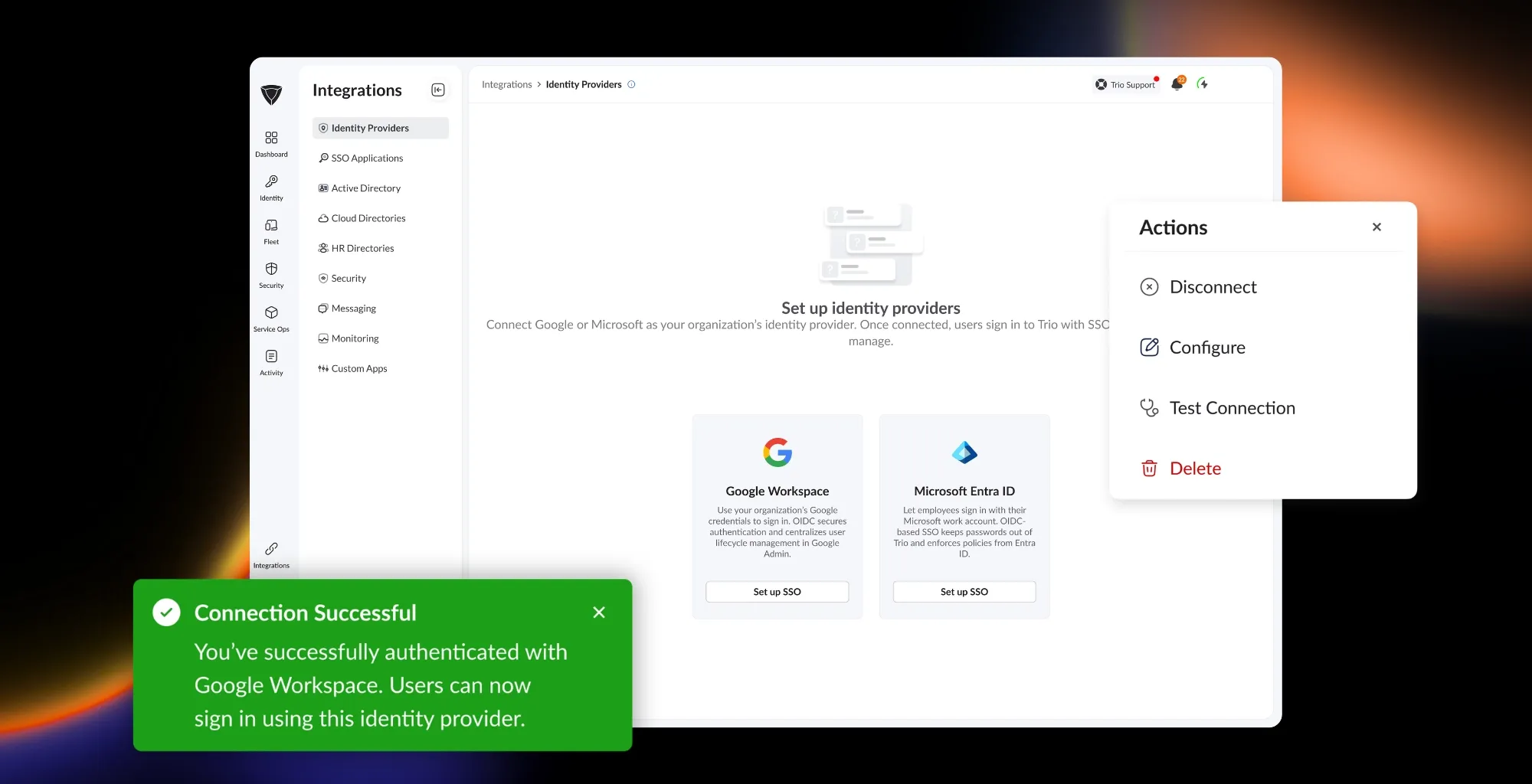 Dashboard mockup showing application interface