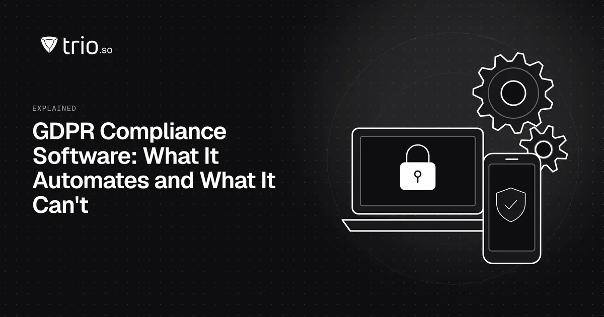 GDPR Compliance Software: What It Automates and What It Can't