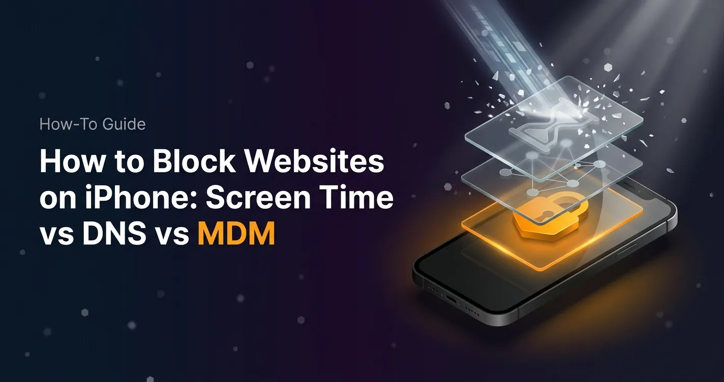 How to Block Websites on iPhone: 3 Methods Compared