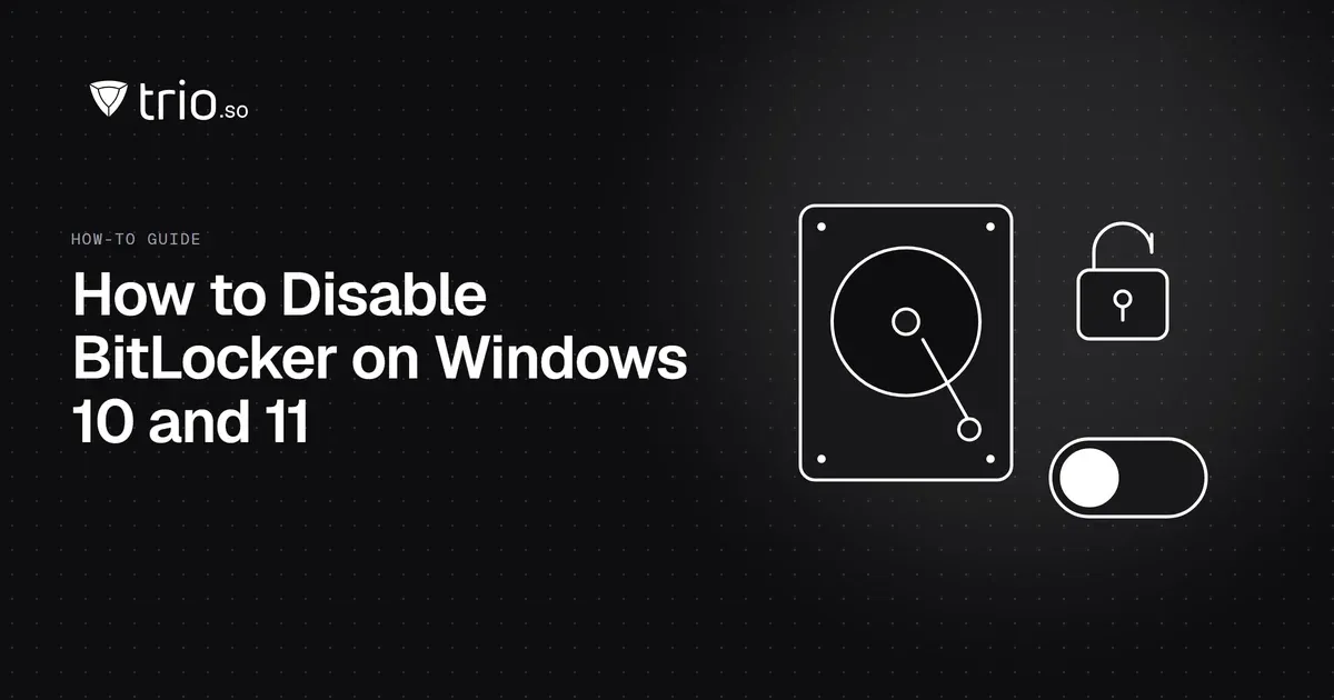 How to Disable BitLocker on Windows 10 and 11