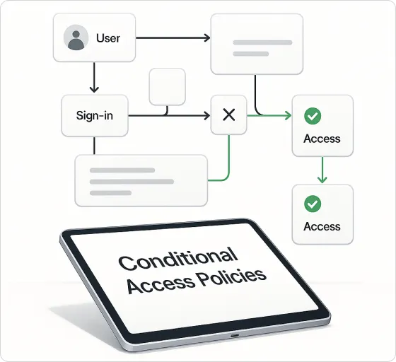 Dashboard mockup showing application interface