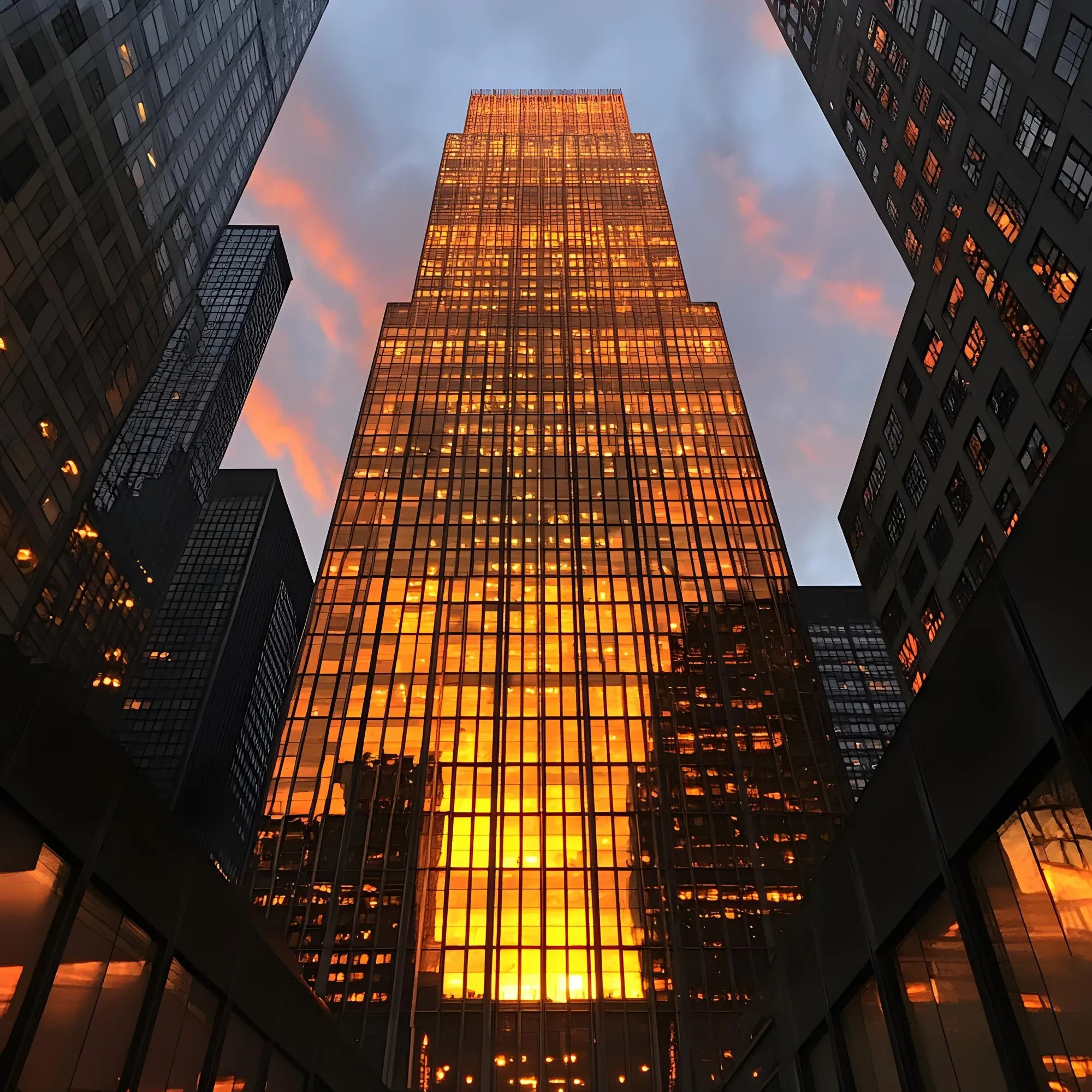 Abstract 3D holographic rectangles