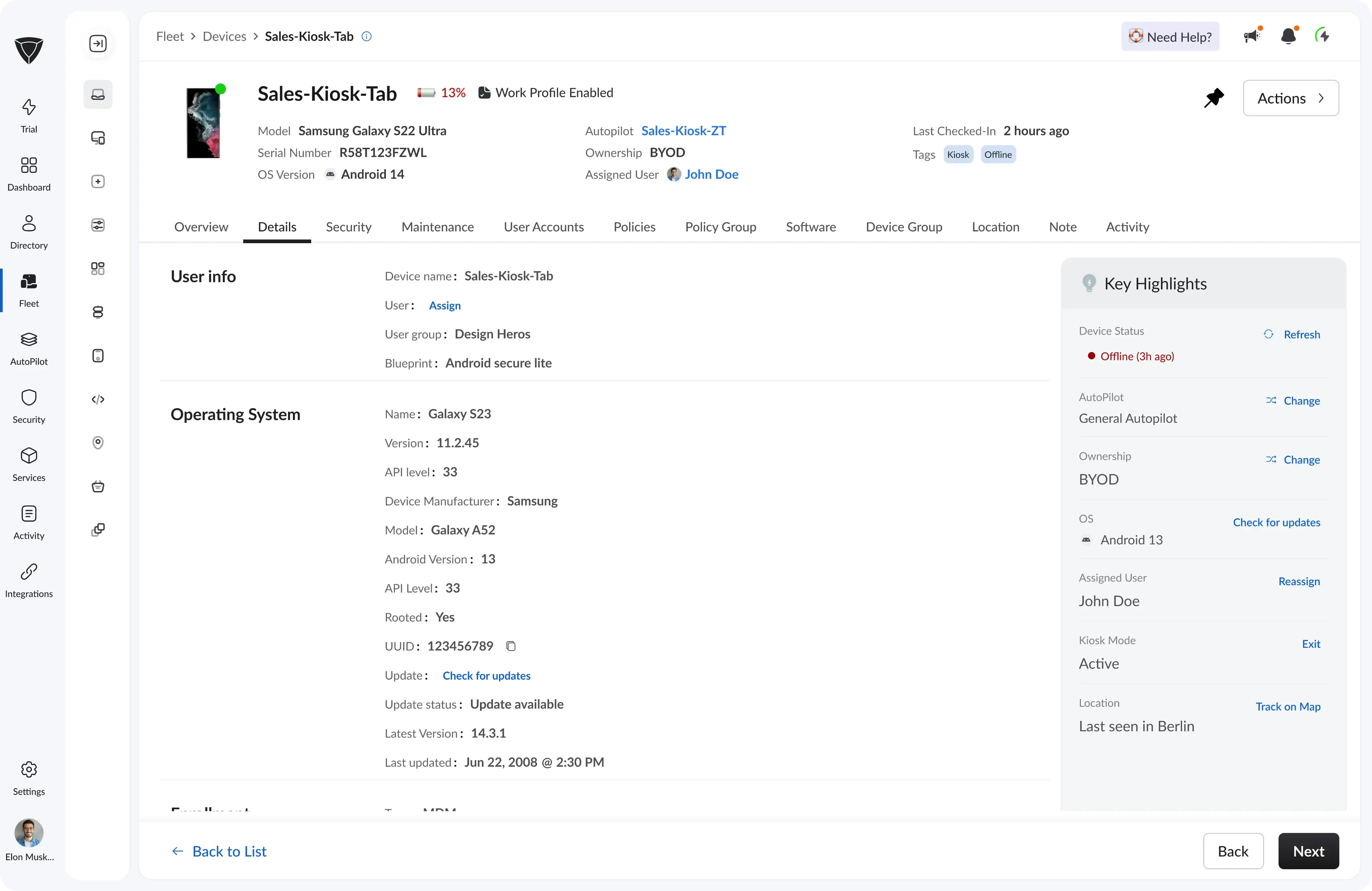 Android Devices Desktop Mockup