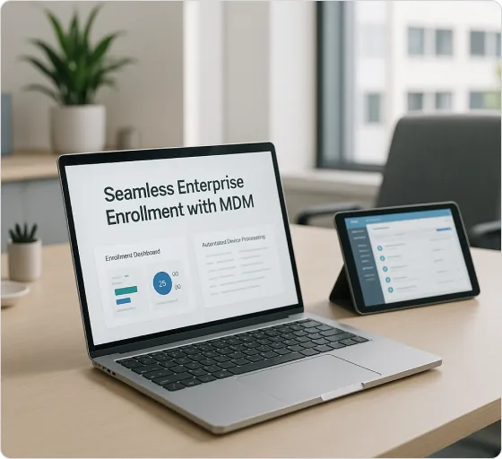 Dashboard mockup showing application interface