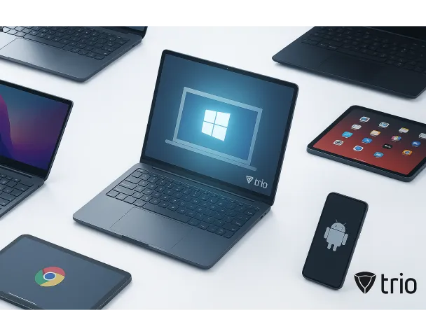 Dashboard mockup showing application interface